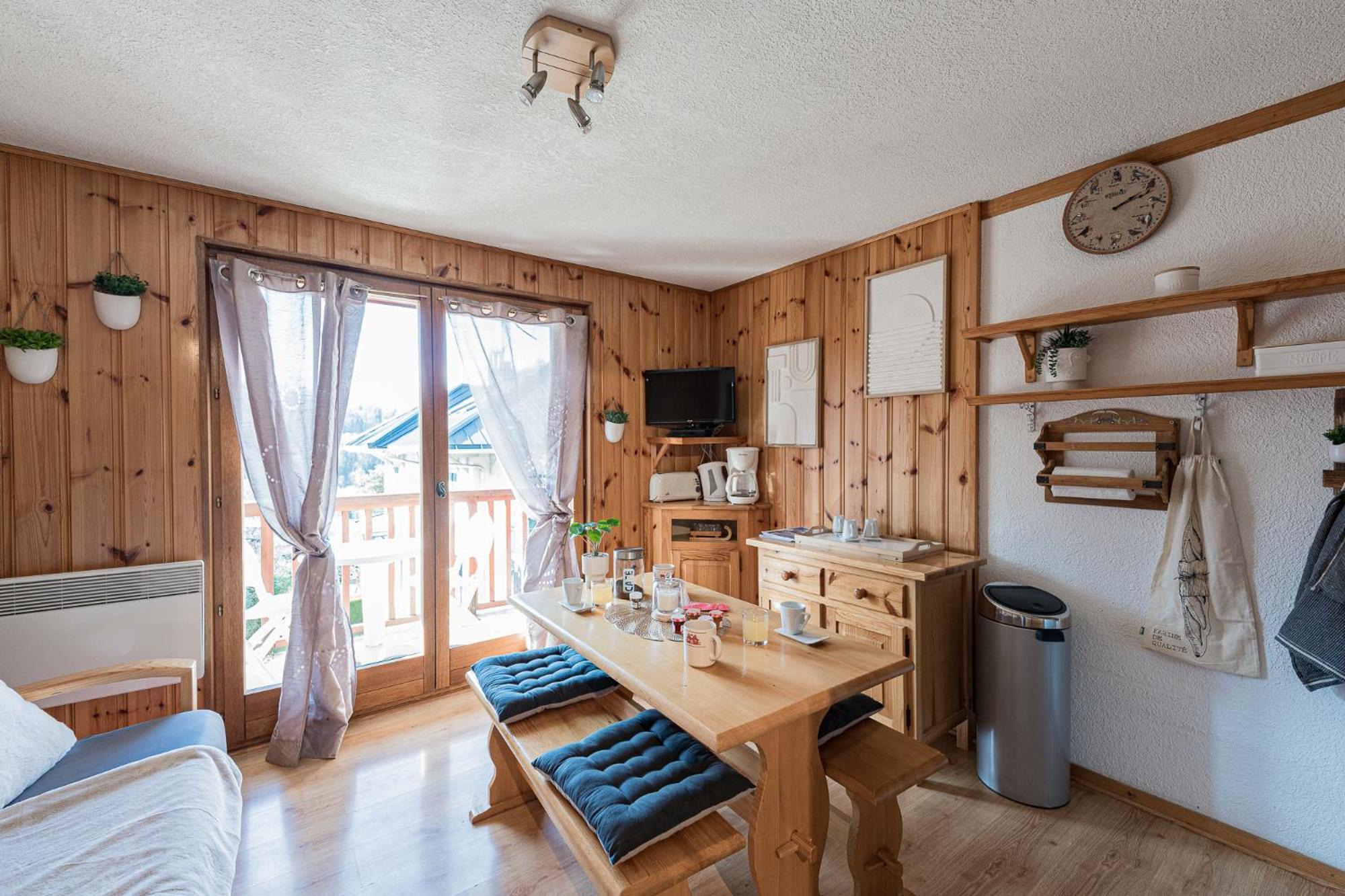 Ski Ou Thermes? Un Appt Cabine Avec Vue Magnifique Saint-Gervais-les-Bains Exterior photo
